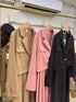 Crop Long Sleeves Blazer With Skirt Sets